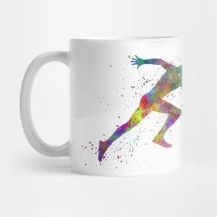 Man running sprinting jogging Mug